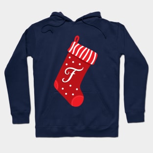 Christmas Stocking with Letter F Hoodie